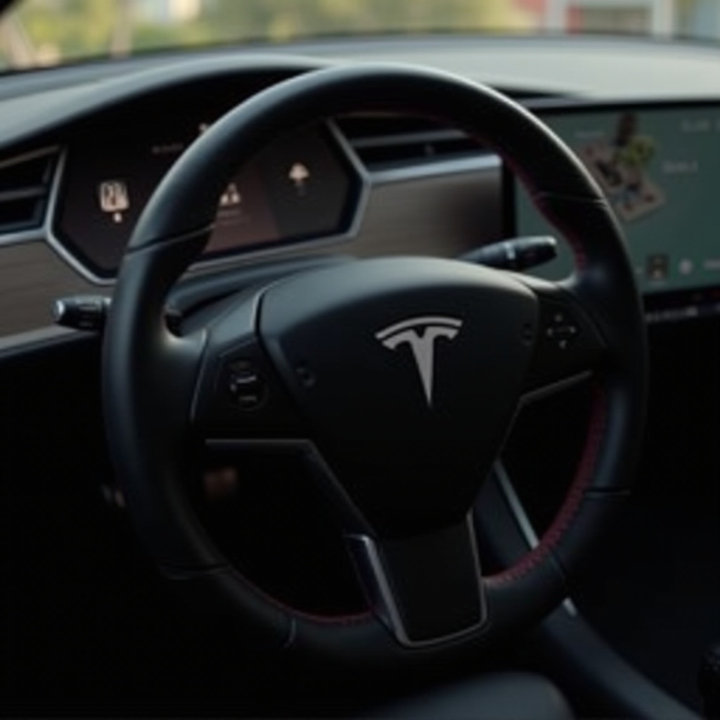 рулевое колесо с подогревом tesla model 3
