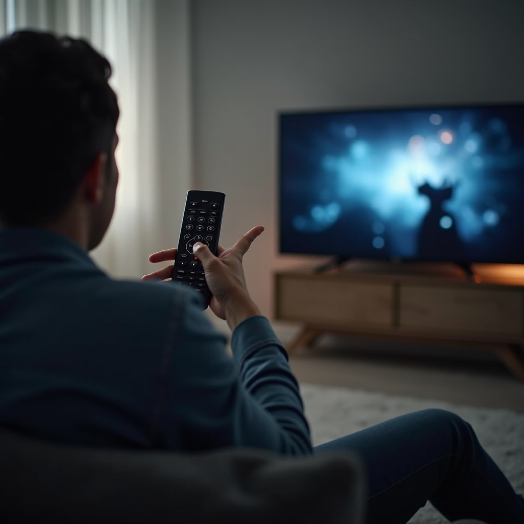 само бутонът за захранване работи на дистанционното на телевизора Samsung