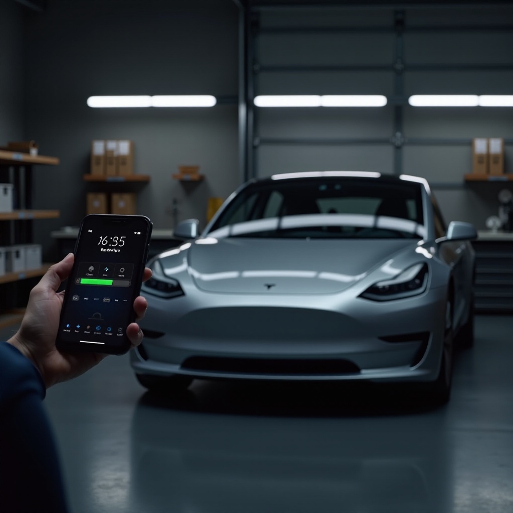 sprawdzenie stanu baterii tesla model 3