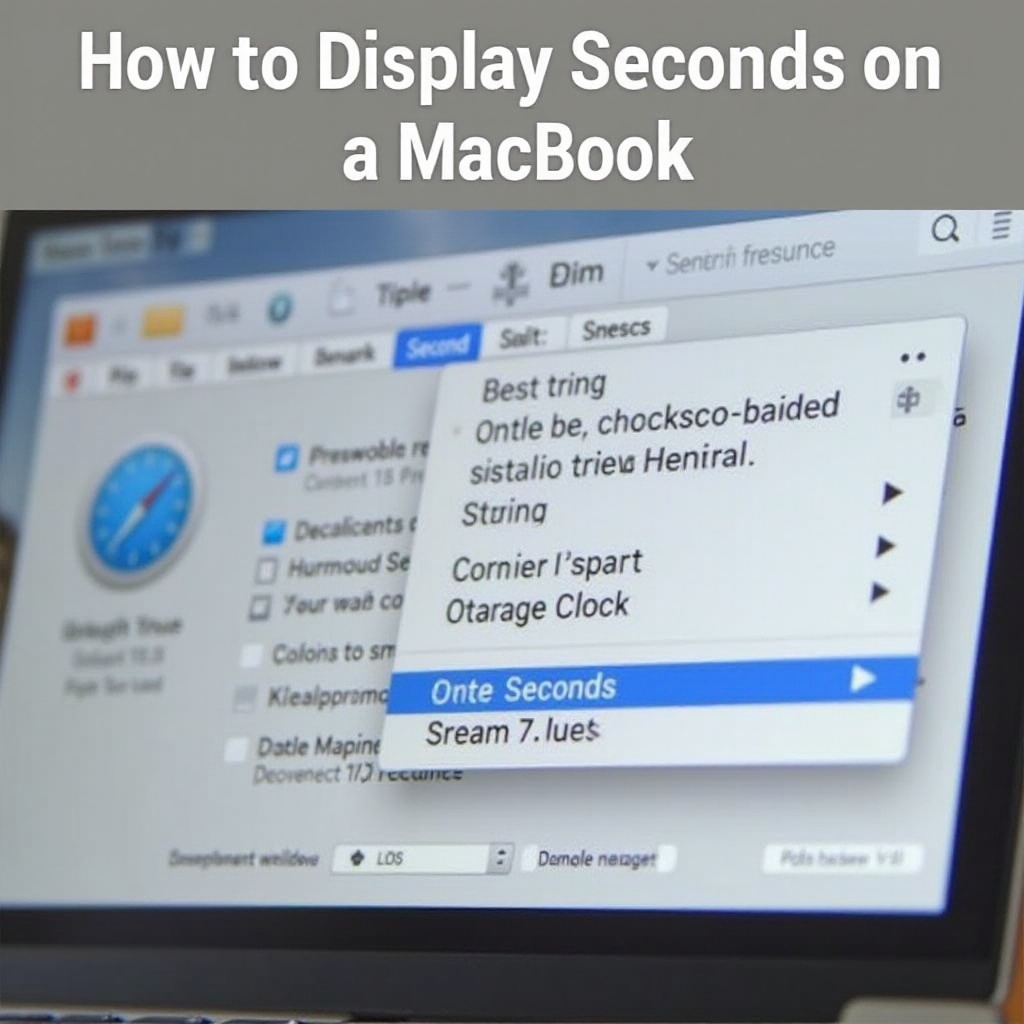 jak přimět macbook, aby zobrazoval sekundy