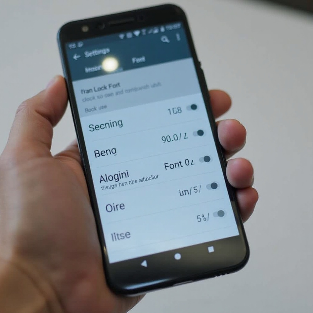 како променити фонт тастатуре на Андроид-у