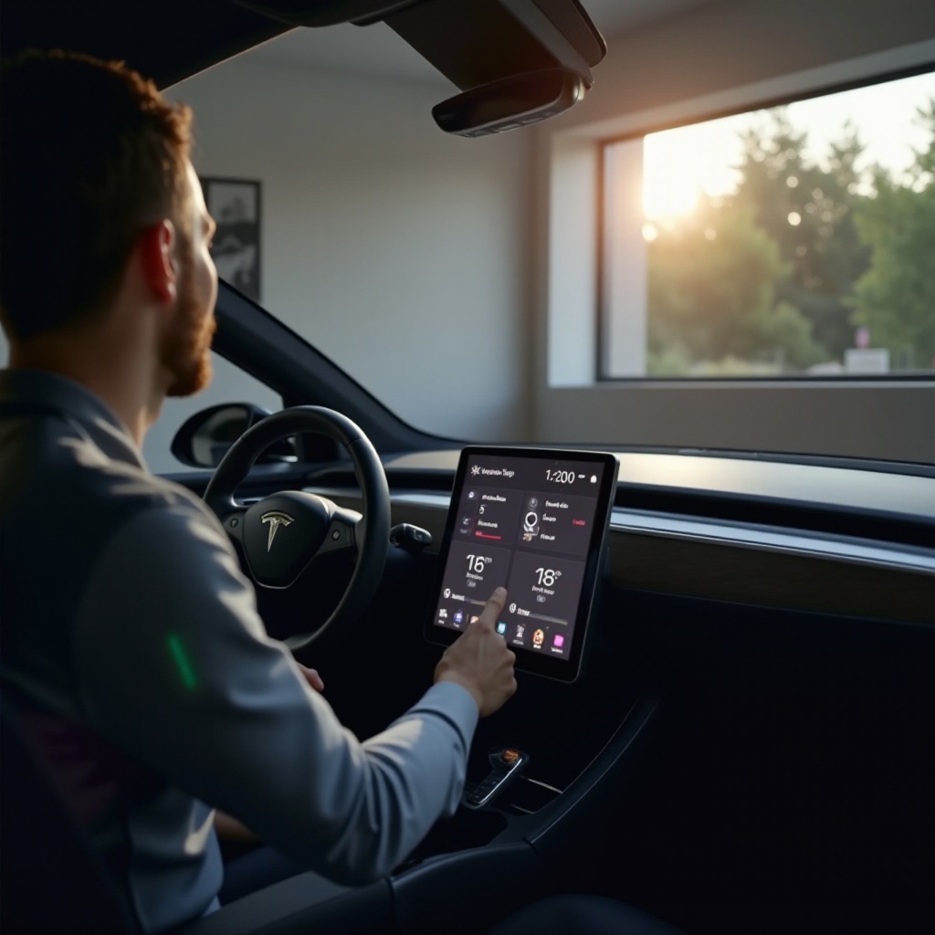 проверка состояния батареи tesla model 3