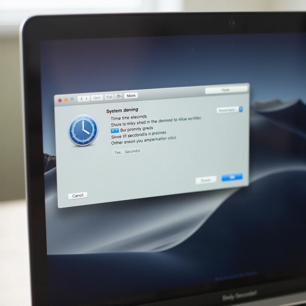 kako da prikaz vreme na macbook-u pokazuje sekunde