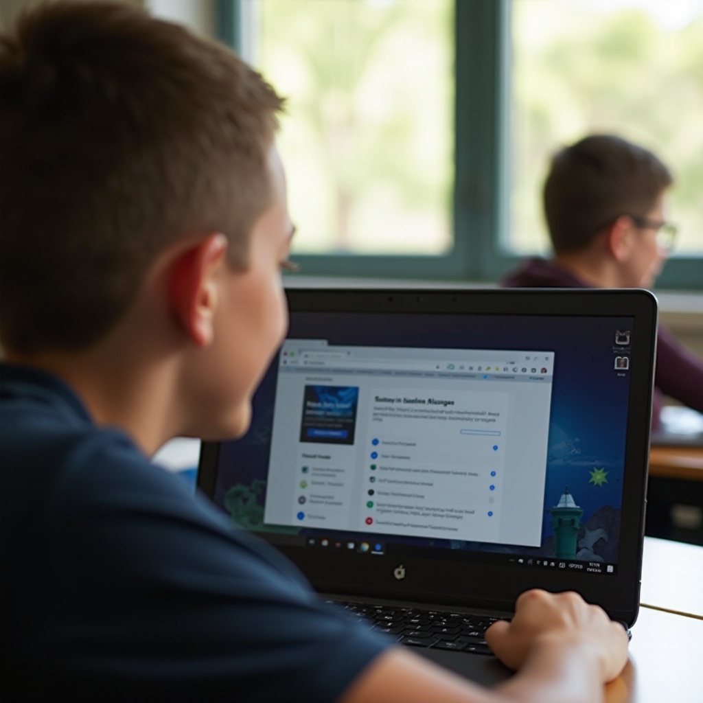 cum să dezactivezi sunetul unei file pe Chromebook-ul școlar