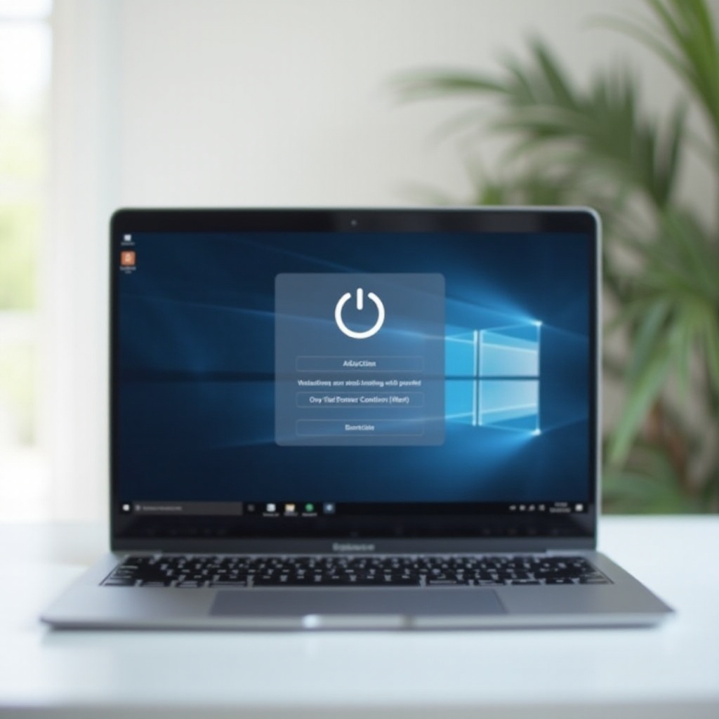 how to completely shut down laptop