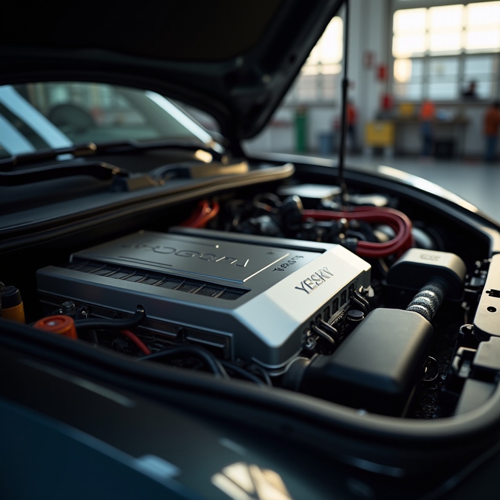 whats under the hood of a tesla