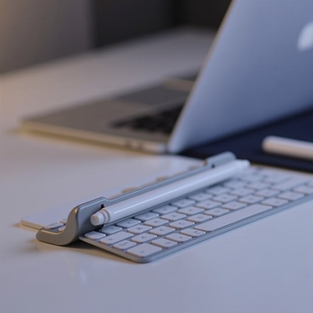 държач за apple pencil за магическа клавиатура