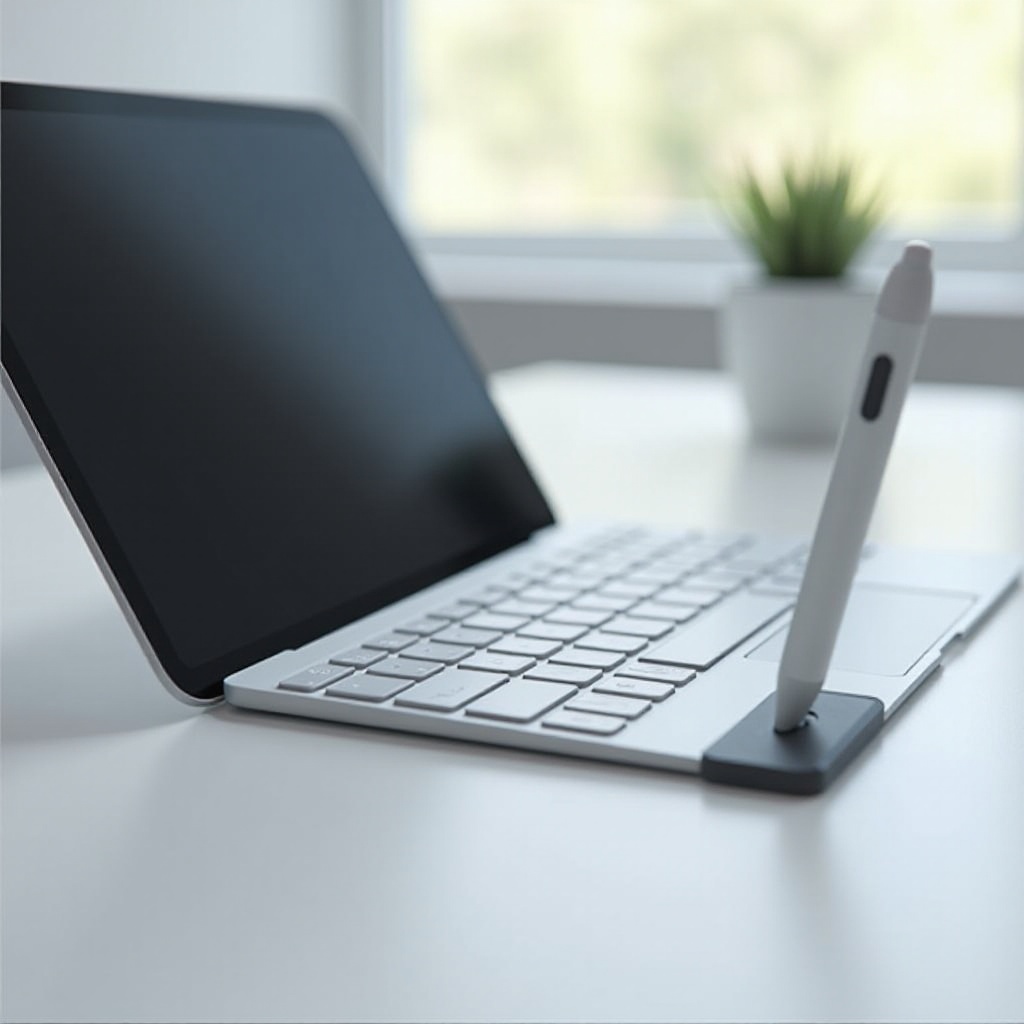 suport pentru apple pencil pentru tastatura magică