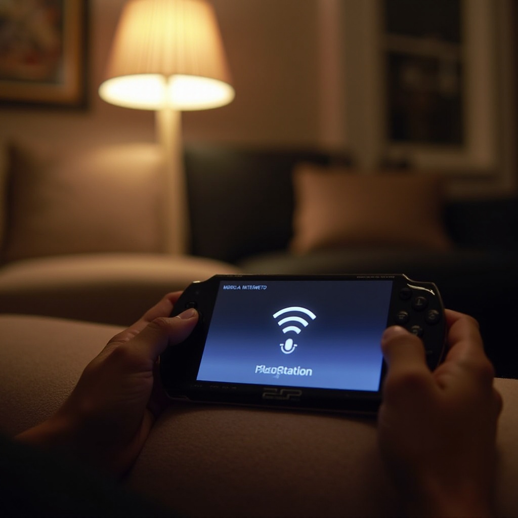 how to connect the psp to the internet