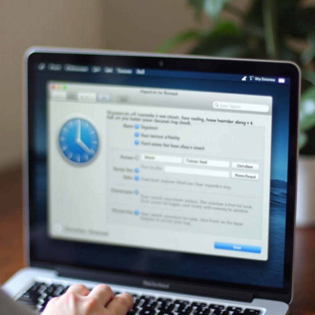 как да направите така, че macbook да показва секунди