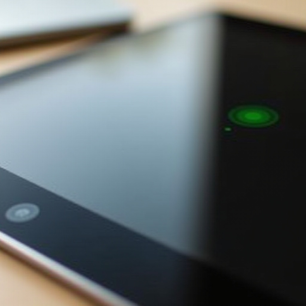 зелена точка айпад