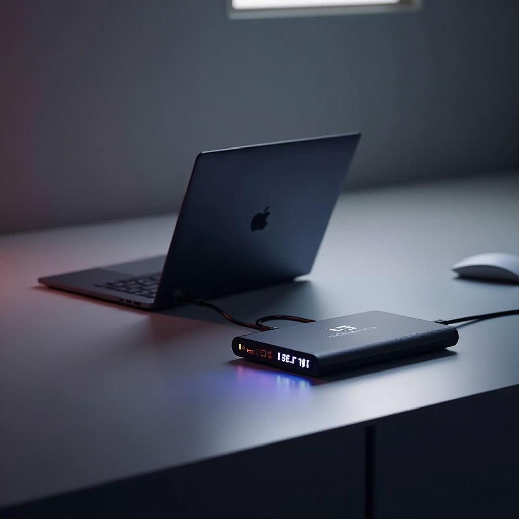 laptop with external gpu dock