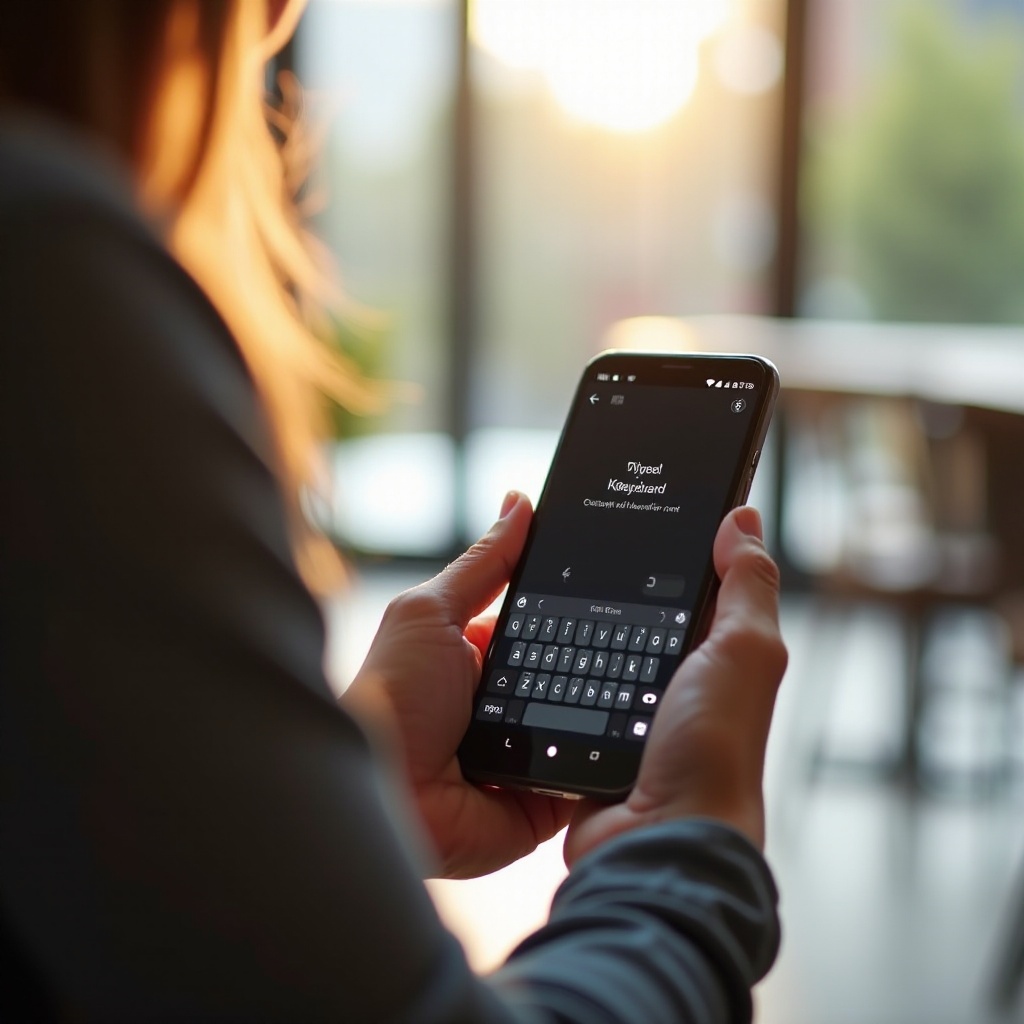 как да промените шрифта на клавиатурата на Android