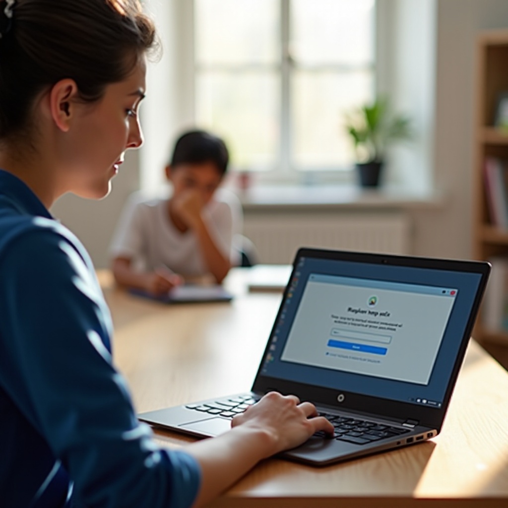 factory reset chromebook without password