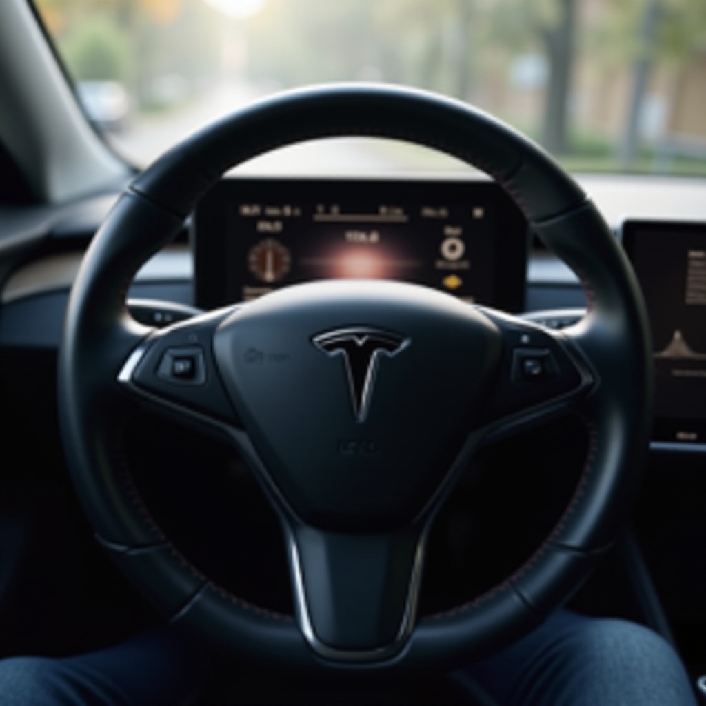 tesla model 3 podgrzewana kierownica