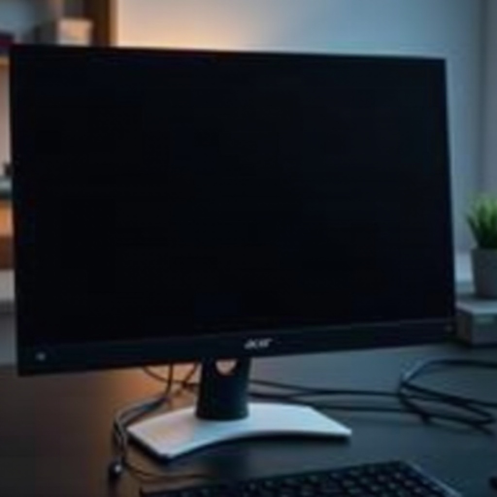 монитор Acer не включается