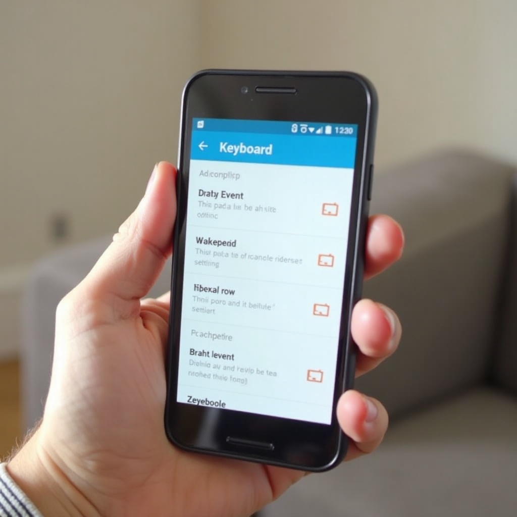 jak zmienić czcionkę klawiatury na Androidzie