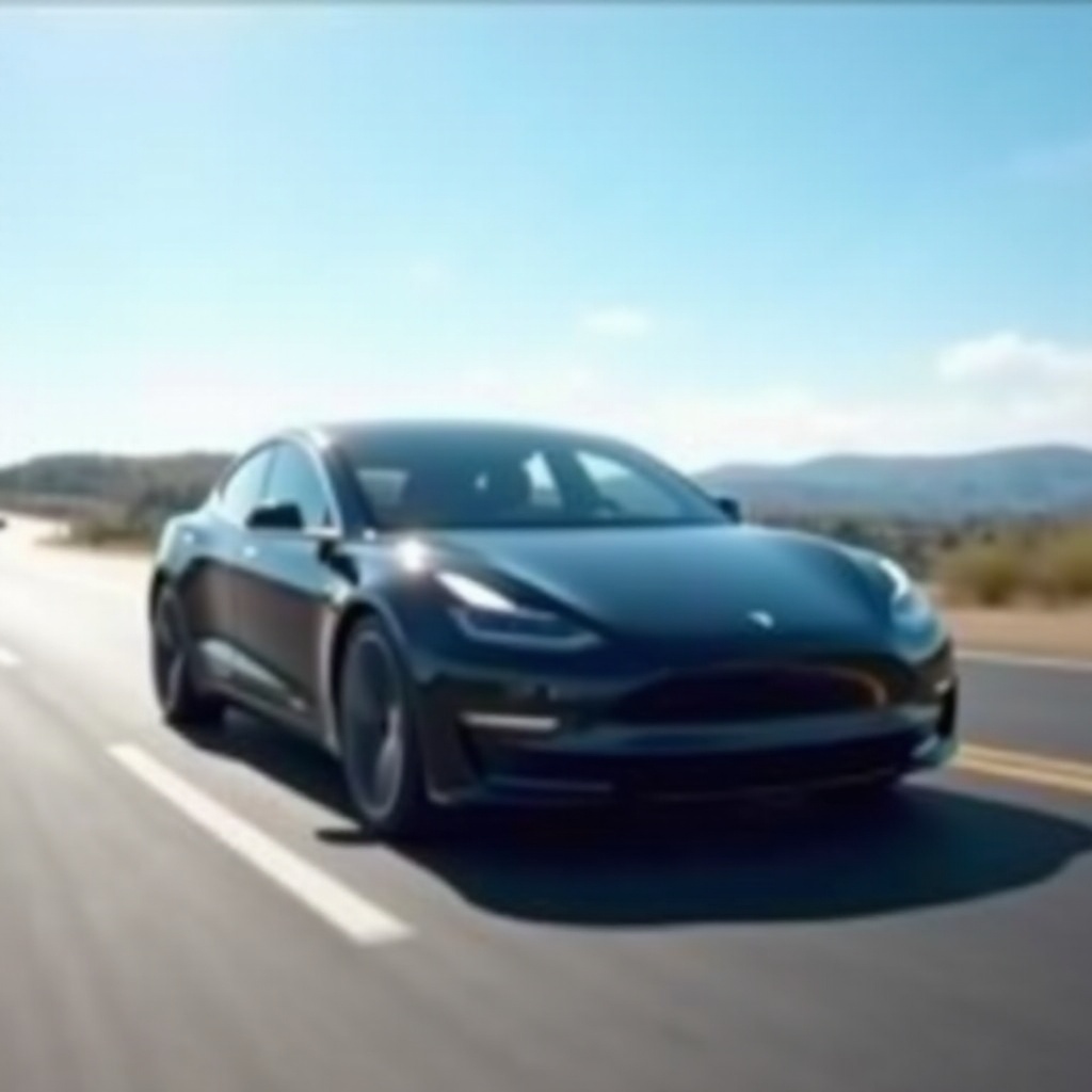 tesla model 3 mile pe galon