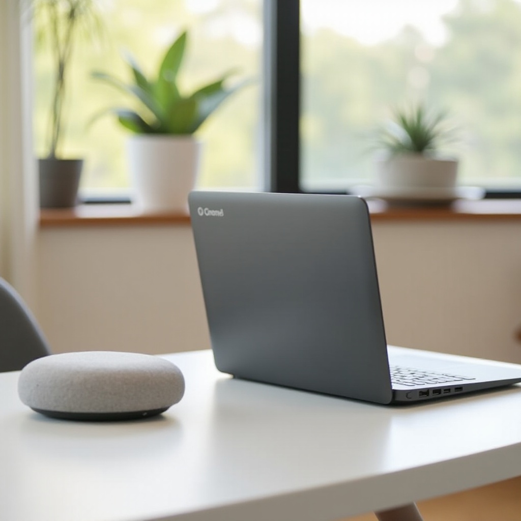 jak nastavit Google Home Mini na Chromebooku
