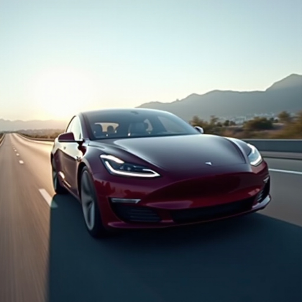 сколько миль длится tesla model 3