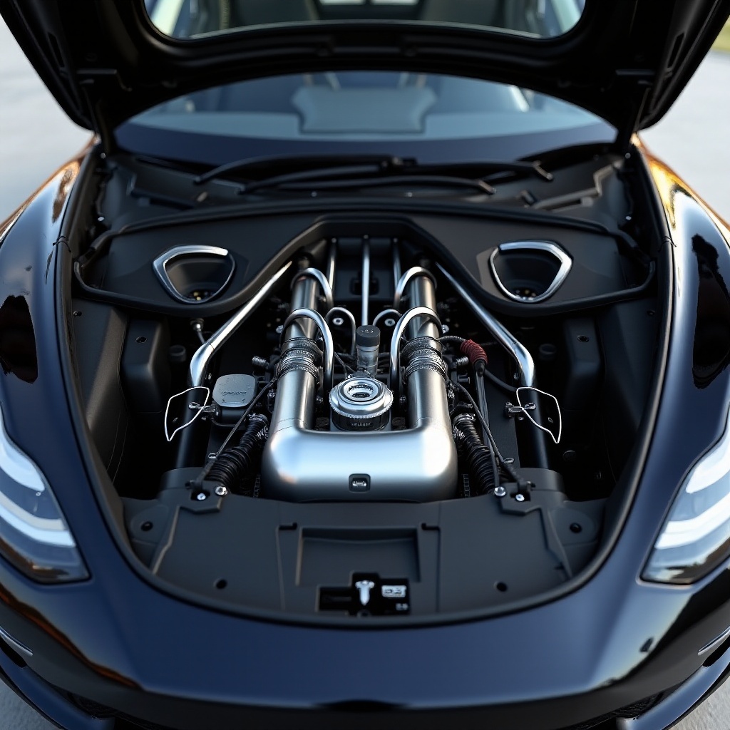 ce se află sub capota unei tesla