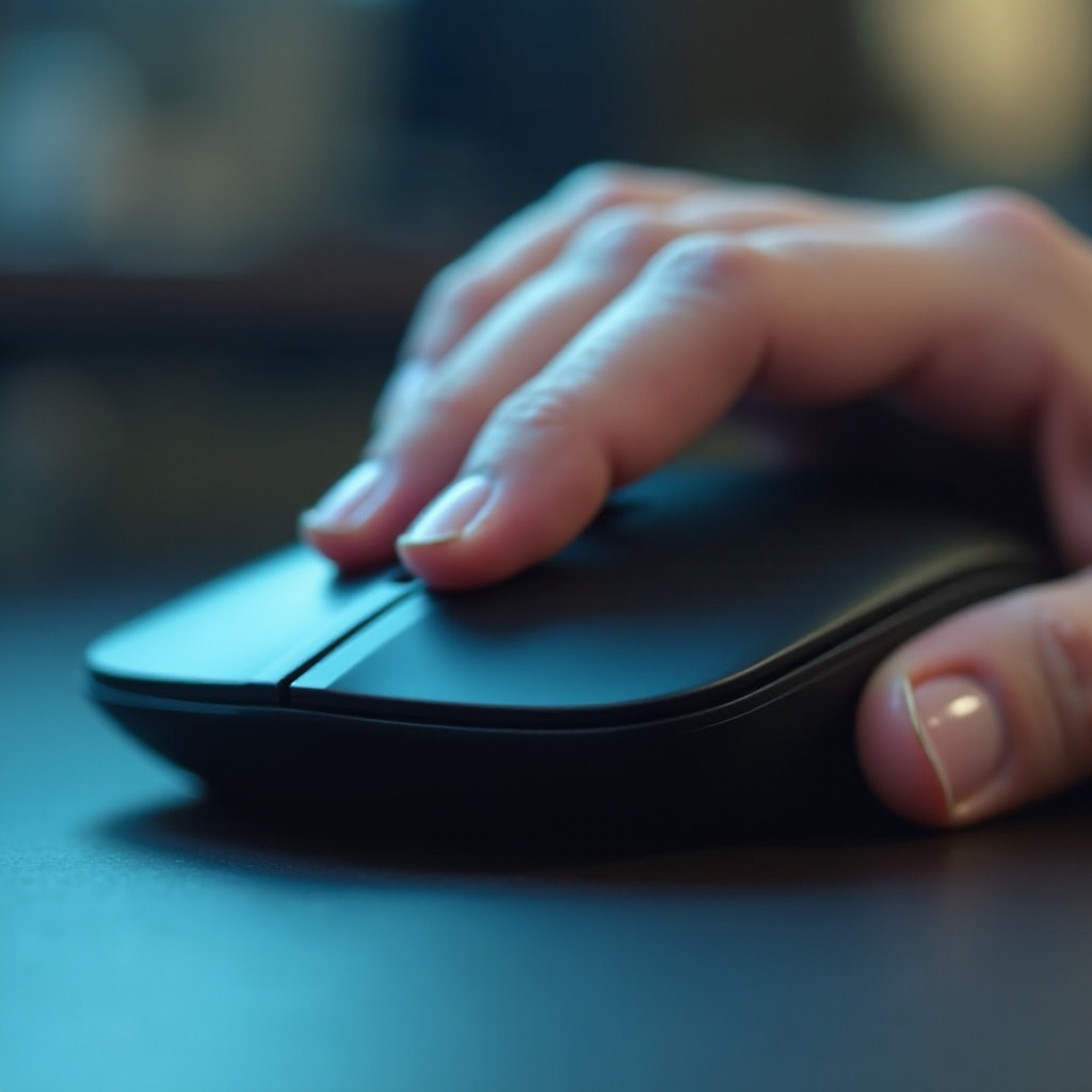 czy mysz logitech może przeciągać kliknięcia