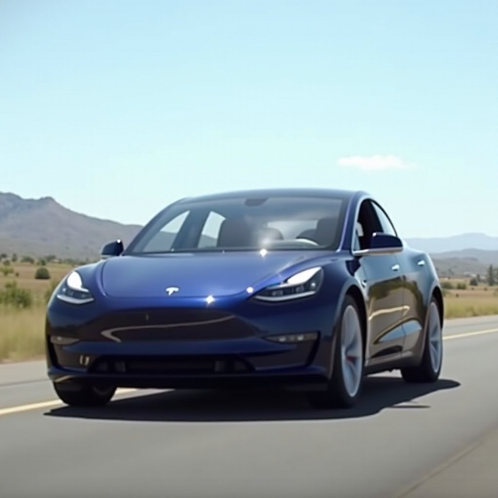 tesla model 3 mile pe galon