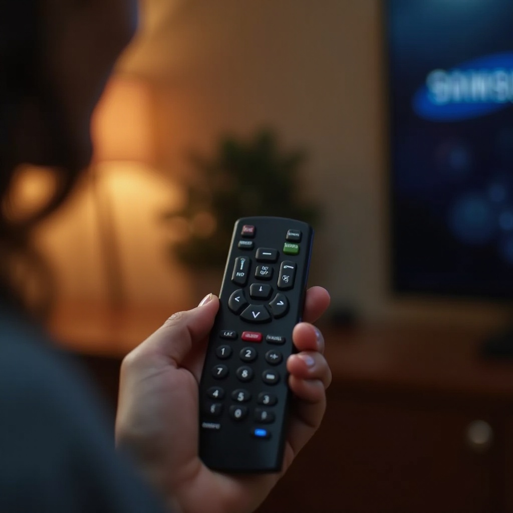 na dálkovém ovládání televizoru Samsung funguje pouze tlačítko napájení