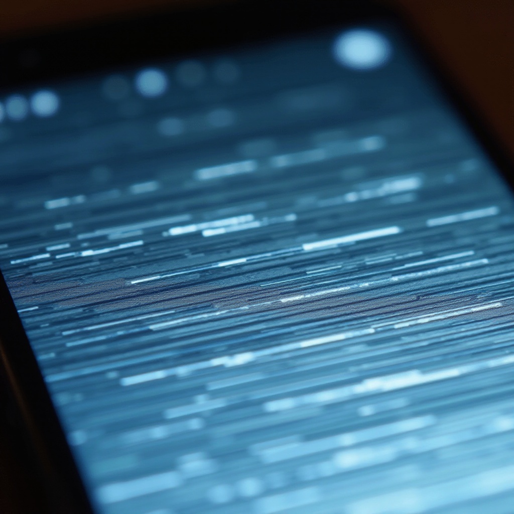 ce cauzează linii orizontale pe ecranul telefonului